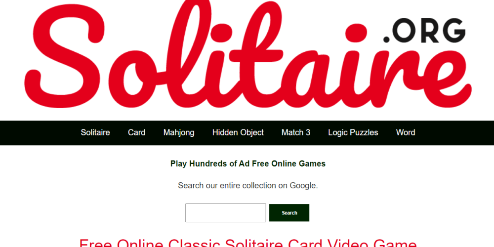 Free Online Games Solitaire.org